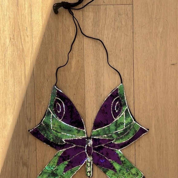 Butterfly crop top - Picture 2 of 3